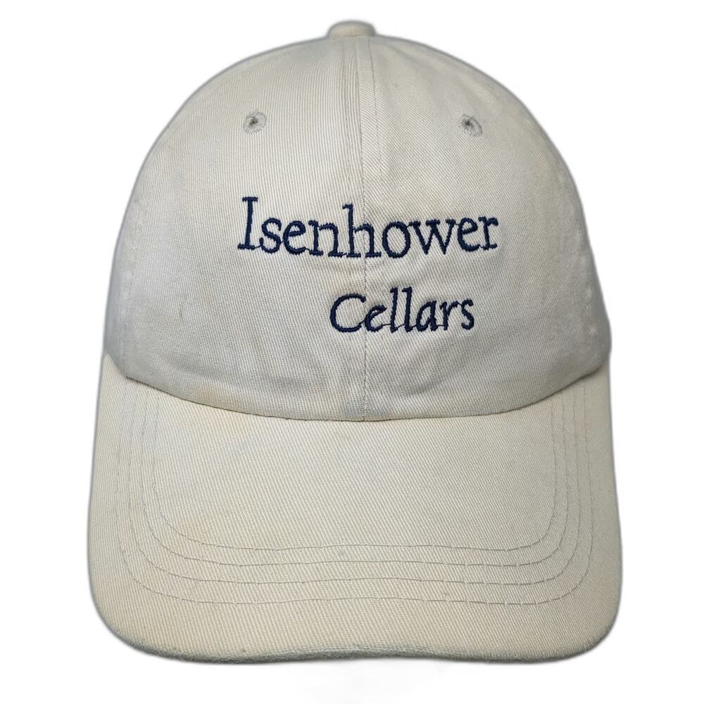 Magic Isenhower Cellars Baseball Cap Beige One Size Slideback Hat Cotton